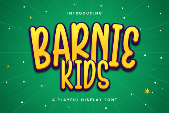 Barnie Kids: A Fun Display Font for Creative Projects
