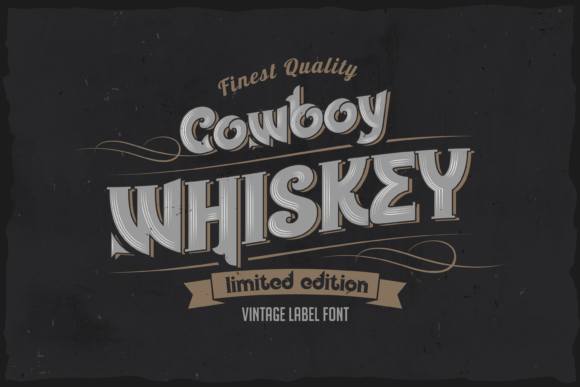 Cowboy Whiskey: A Font with Vintage Charm