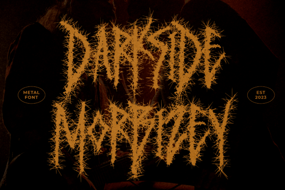 Darkside Morbizey: A Bold Display Font for Impactful Design