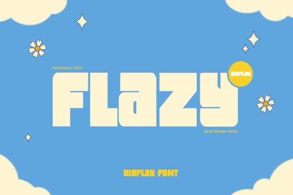 Discover Flazy: A Playful Font for Joyful Designs