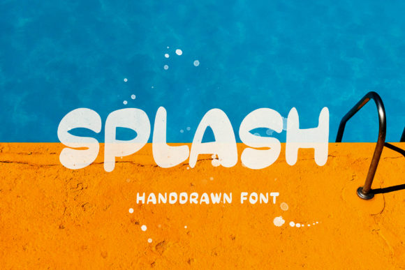 Discover the Playful Charm of the Splash Display Font