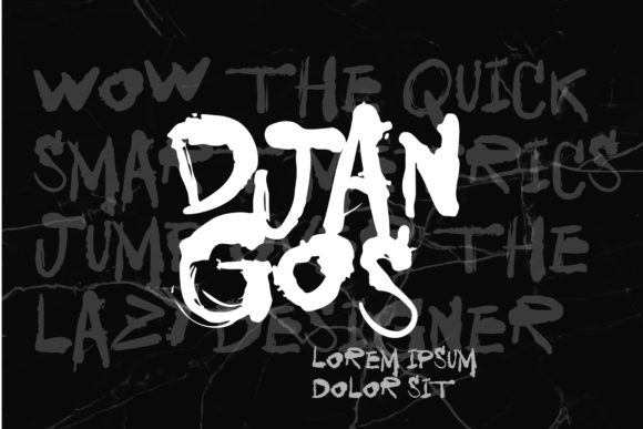 Djangos: Exploring a Unique Display Typeface