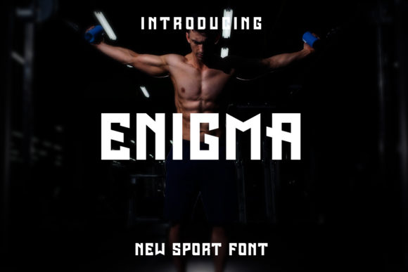 Enigma: The Sharp Display Font for Bold Designs