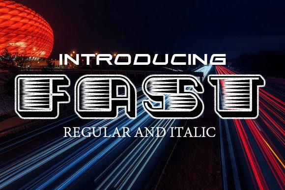 Fast: A Display Font That Commands Attention and Inspires Creativity