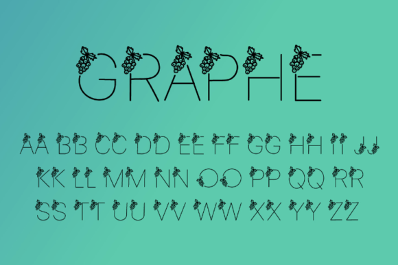 Graphe: A Quirky Display Font for Modern Creatives