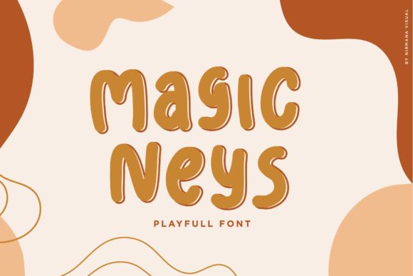 Magic Neys: A Playful Display Font for Creative Projects