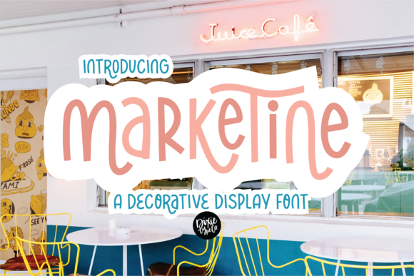 Marketine: A Stylish Display Font for Creative Projects