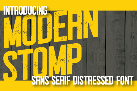 Modern Stomp: A Gritty All-Caps Display Typeface