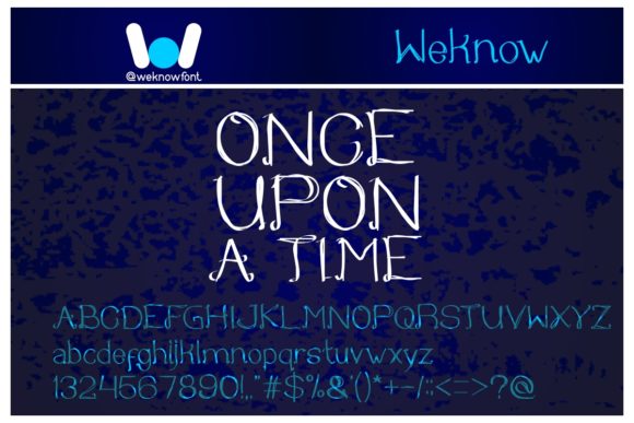 Once Upon a Time: A Fairy Tale Font for Magical Designs