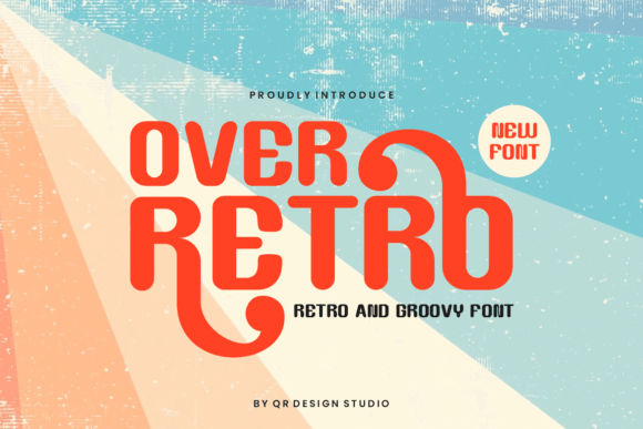 Over Retro: A Magical Display Font for Modern Designs
