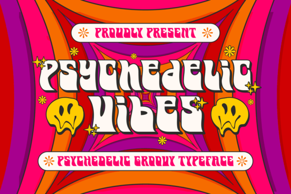 Psychedelic Vibes: Groovy Display Font for Bold Projects