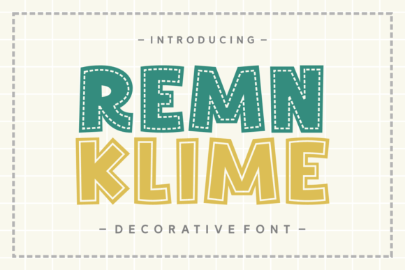 Remn Klime: A Bold Display Font for Impactful Design