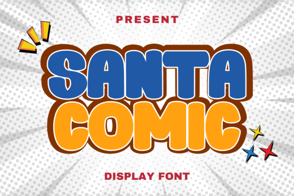 Santa Comic: Your Bold, Fun, and Confident Display Font