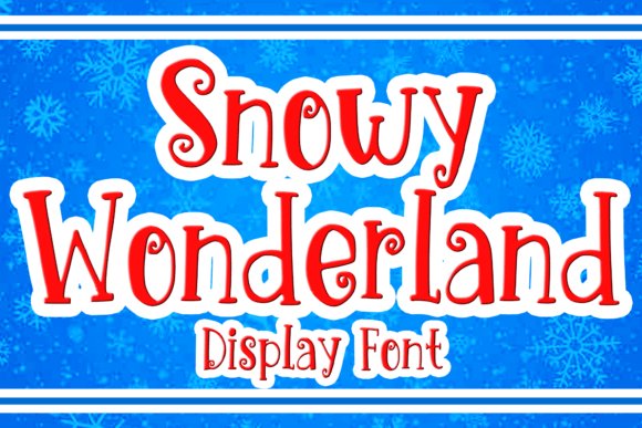 Snowy Wonderland: Your Perfect Winter Design Font