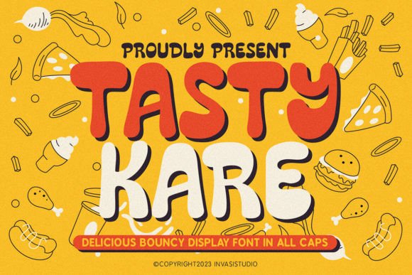 Tastykare: A Deliciously Bold Display Font for Your Designs